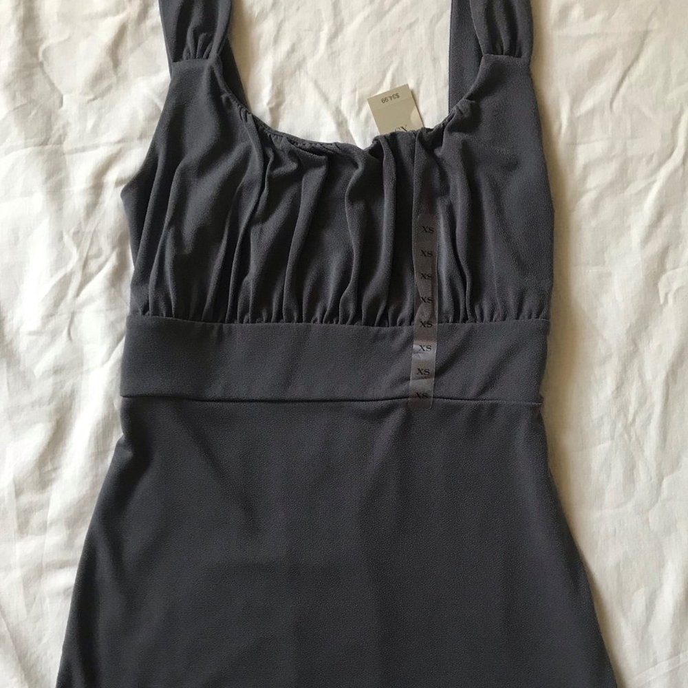 Ann Taylor NEW XS shell sleeveless ruched blouse